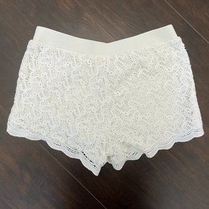 Lilly Pulitzer White Lace Shorts